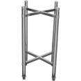 Support de planche à découper ronde en acier inoxydable de qualité professionnelle avec bloc à découper en polyéthylène 420 x 750 mm | Adexa WHCY0301
