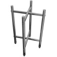 Planche à découper professionnelle en acier inoxydable / Bloc de boucher ⌀520*750 mm | Adexa WHCY0303