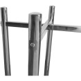 Planche à découper professionnelle en acier inoxydable / Bloc de boucher ⌀520*750 mm | Adexa WHCY0303