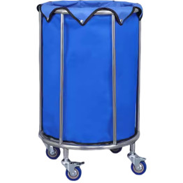 Chariot à linge en acier inoxydable Φ550x850mm | Adexa WHDC5585