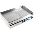 Plancha Professionnel Lisse/Nervurée 728x393mm 2 zones 4,4kW Électrique | Adexa WHEG820AFR