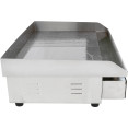 Plancha Professionnel Lisse/Nervurée 728x393mm 2 zones 4,4kW Électrique | Adexa WHEG820AFR