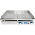 Plancha Professionnel Nervurée 728x393mm 2 zones 4,4kW Électrique | Adexa WHEG820AR