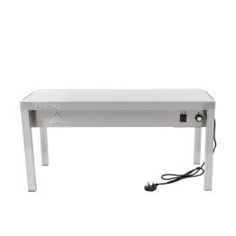 Portique chauffant commercial à un niveau avec pont chauffant 1200×335×350 mm | Adexa WHESP1203435