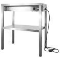Portique chauffant commercial à double niveau avec position de pont chauffant réglable 600 x 335 x 700 mm | Adexa WHESP603470
