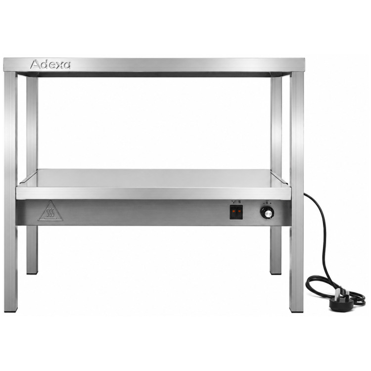 Portique chauffant commercial à double niveau avec position de pont chauffant réglable 900 x 335 x 700 mm | Adexa WHESP903470