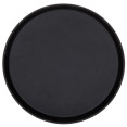 Plateau de service antidérapant Fibre de verre Rond 18" Noir | Adexa WHF1800