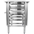 Support pour équipement commercial avec étagère à plateaux à 6 niveaux GN1/1, bords marins, 1200 x 600 x 900 mm | Adexa WHMTR60120