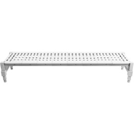 Rayonnage commercial 1825 x 455 x 225 mm, charge maximale 150 kg, fer et polypropylène | Adexa WHPDSPA72181045
