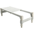 Rayonnage commercial 1825 x 455 x 225 mm, charge maximale 150 kg, fer et polypropylène | Adexa WHPDSPA72181045 Rayonnage commercial 1825 x 455 x 225 mm, charge maximale 150 kg, fer et polypropylène | Adexa WHPDSPA72181045