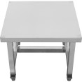 Support pour équipement commercial / Table basse en acier inoxydable 450 x 450 x 400 mm | Adexa WHPS4545