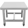 Support pour équipement commercial / Table basse en acier inoxydable 450 x 450 x 400 mm | Adexa WHPS4545