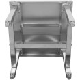 Support pour équipement commercial / Table basse en acier inoxydable 450 x 450 x 400 mm | Adexa WHPS4545