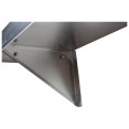 Étagère murale Acier inoxydable 900x300x250mm | Adexa WHWS123618