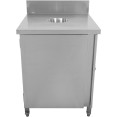 Armoire à poubelles commerciales en acier inoxydable | Adexa WRSB7070H