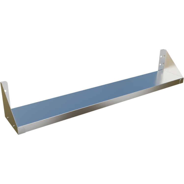 Étagère murale commerciale en acier inoxydable 1200 x 200 x 200 mm | Adexa WS1200200