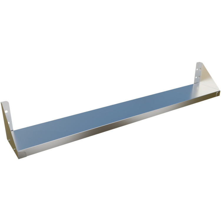 Étagère murale commerciale en acier inoxydable 1400 x 200 x 200 mm | Adexa WS1400200