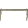 Étagère murale 1 niveau 3 côtés retournement 1500x400x254mm Inox | Adexa WSW400150B