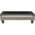 Étagère murale 1 niveau 3 côtés retournement 1500x400x254mm Inox | Adexa WSW400150B