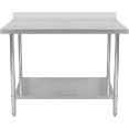 Table de travail professionnelle Acier inoxydable Tablette inférieure Support 1600x600x900/1000mm | Adexa WT60160