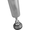 Plan de travail professionnel mobile à usage professionnel avec pieds réglables Étagère inférieure en acier inoxydable 1800x600x900mm | Adexa WT60180CWO
