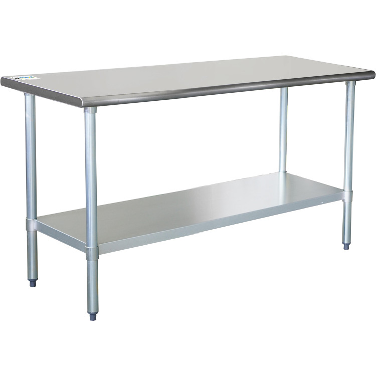 Table de travail en acier inoxydable Étagère inférieure 1400x700x900mm | Adexa WT70140WO