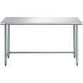 Table de travail commerciale en acier inoxydable, sans étagère inférieure, 1830 x 760 x 900 mm | Adexa WTGOB3072418 Table de travail commerciale en acier inoxydable, sans étagère inférieure, 1830 x 760 x 900 mm | Adexa WTGOB3072418