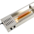 Rampe chauffe-plat professionnelle INOX et éclairage 1800 mm | Adexa XDHHB18001T
