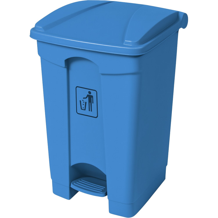 Poubelle à pédale 80 litres bleue | Adexa XDL80K7BLUE