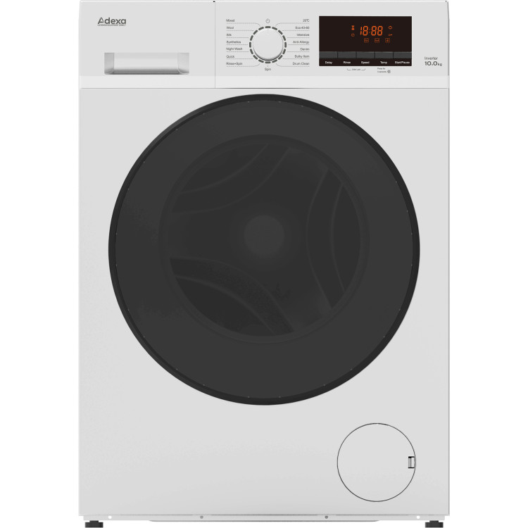 Lave-linge à chargement frontal 10 kg 595 x 665 x 845 mm | Adexa XQG100T614WVE Lave-linge à chargement frontal 10 kg 595 x 665 x 845 mm | Adexa XQG100T614WVE