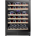 Cave à vin professionnelle 6 étagères, 138 litres (46 bouteilles), double zone de température, refroidissement par compresseur, 595 x 575 x 820 mm, noire | Adexa YC150BG Cave à vin professionnelle 6 étagères, 138 litres (46 bouteilles), double zone de température, refroidissement par compresseur, 595 x 575 x 820 mm, noire | Adexa YC150BG