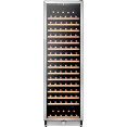 Cave à vin professionnelle 16 étagères, 457 litres (185 bouteilles), zone de température unique, refroidissement par compresseur, dimensions : 598 x 685 x 1957 mm, acier inoxydable | Adexa YC510AS