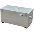 Piège à graisse commercial en acier inoxydable avec couvercle et vanne de sortie 800 x 400 x 400 mm | Adexa YLGYC804040