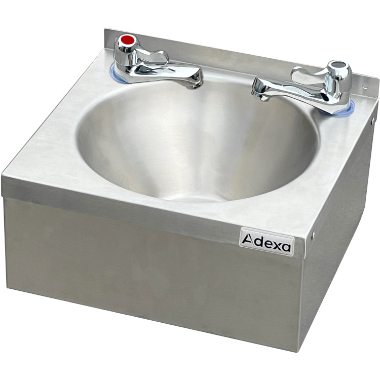 Lavabo mural rond en acier inoxydable 300 x 300 x 160 mm | Adexa YLHW30 Lavabo mural rond en acier inoxydable 300 x 300 x 160 mm | Adexa YLHW30