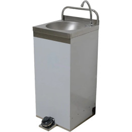 Lavabo sur pied en acier inoxydable avec pédale 400 x 400 x 850 mm | Adexa YLS30 Lavabo sur pied en acier inoxydable avec pédale 400 x 400 x 850 mm | Adexa YLS30