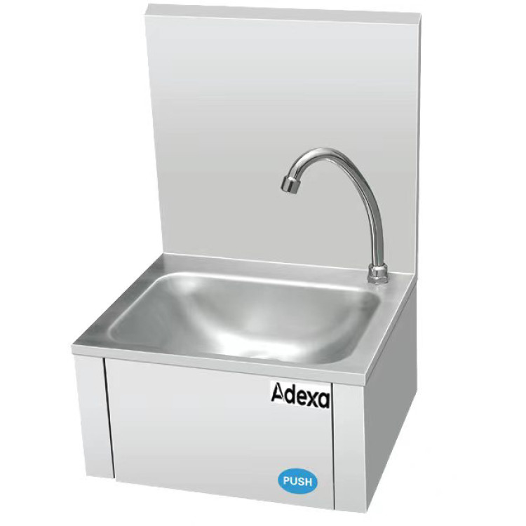 Lavabo commercial à commande au genou en acier inoxydable | Adexa YLS43