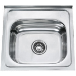 Évier en acier inoxydable à une cuve 450 x 450 x 170 mm | Adexa YNG210