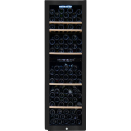 Cave à vin professionnelle double zone 242 litres (126 bouteilles), porte vitrée, 5 étagères, 490 x 575 x 1546 mm | Adexa ZSB252 Cave à vin professionnelle double zone 242 litres (126 bouteilles), porte vitrée, 5 étagères, 490 x 575 x 1546 mm | Adexa ZSB252