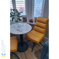 Pied de table rond en fonte noire Ø430 mm, hauteur standard | Adexa A001A