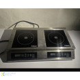 Plaque de cuisson à induction double côte à côte professionnelle 7000 W (3500 W + 3500 W) à commandes tactiles et câblée | Adexa CX002 Plaque de cuisson à induction double côte à côte professionnelle 7000 W (3500 W + 3500 W) à commandes tactiles et câblée | Adexa CX002