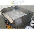 Plancha Professionnel Lisse/Nervurée 730x470x240mm 4,4kW Électrique | Adexa HEG822
