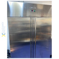 Réfrigérateur commercial vertical 1150 litres, acier inoxydable, double porte, dimensions 1480 x 730 x 2010 mm, ventilation assistée | Adexa THL1180TN