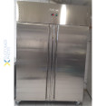 Réfrigérateur commercial vertical 1150 litres, acier inoxydable, double porte, dimensions 1480 x 730 x 2010 mm, ventilation assistée | Adexa THL1180TN