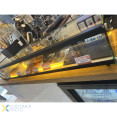 Vitrine neutre noire 1200 x 330 x 200 mm | Adexa ZW68SS
