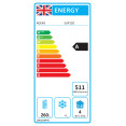Réfrigérateur de comptoir commercial à 2 portes vitrées avec crédence - Réfrigérateur de préparation en acier inoxydable 1349×700×950 mm (Classe énergétique A) | Adexa SUP120 Réfrigérateur de comptoir commercial à 2 portes vitrées avec crédence - Réfrigérateur de préparation en acier inoxydable 1349×700×950 mm (Classe énergétique A) | Adexa SUP120