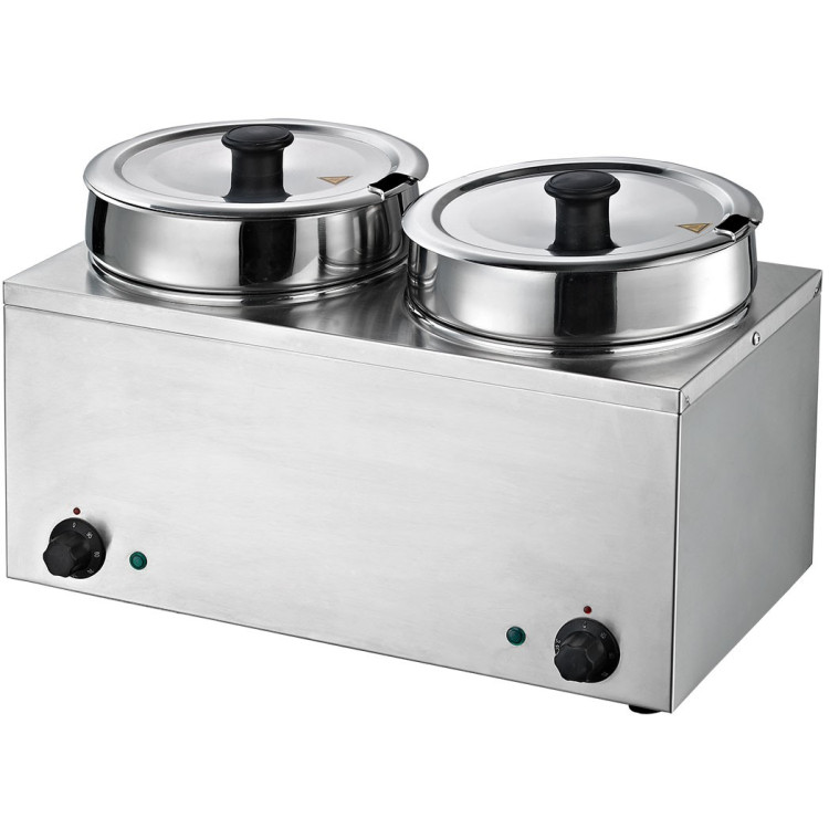 Bain Marie 2 Marmites 2x6,5 litres | Adexa BMP72