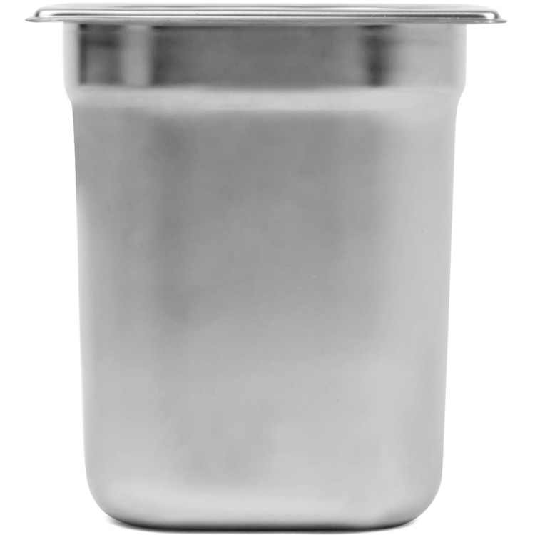 Casserole gastronorme en acier inoxydable GN1/6, profondeur 200 mm | Adexa 8168