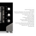 Cuiseur vapeur mixte professionnel électrique 10 bacs GN1/1 & 600x400m Commandes électromécaniques Vapeur directe | Tecnoeka MKF1016S