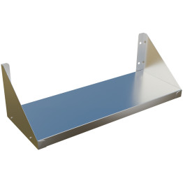 Étagère murale commerciale en acier inoxydable 800 x 300 x 200 mm | Adexa WS800300